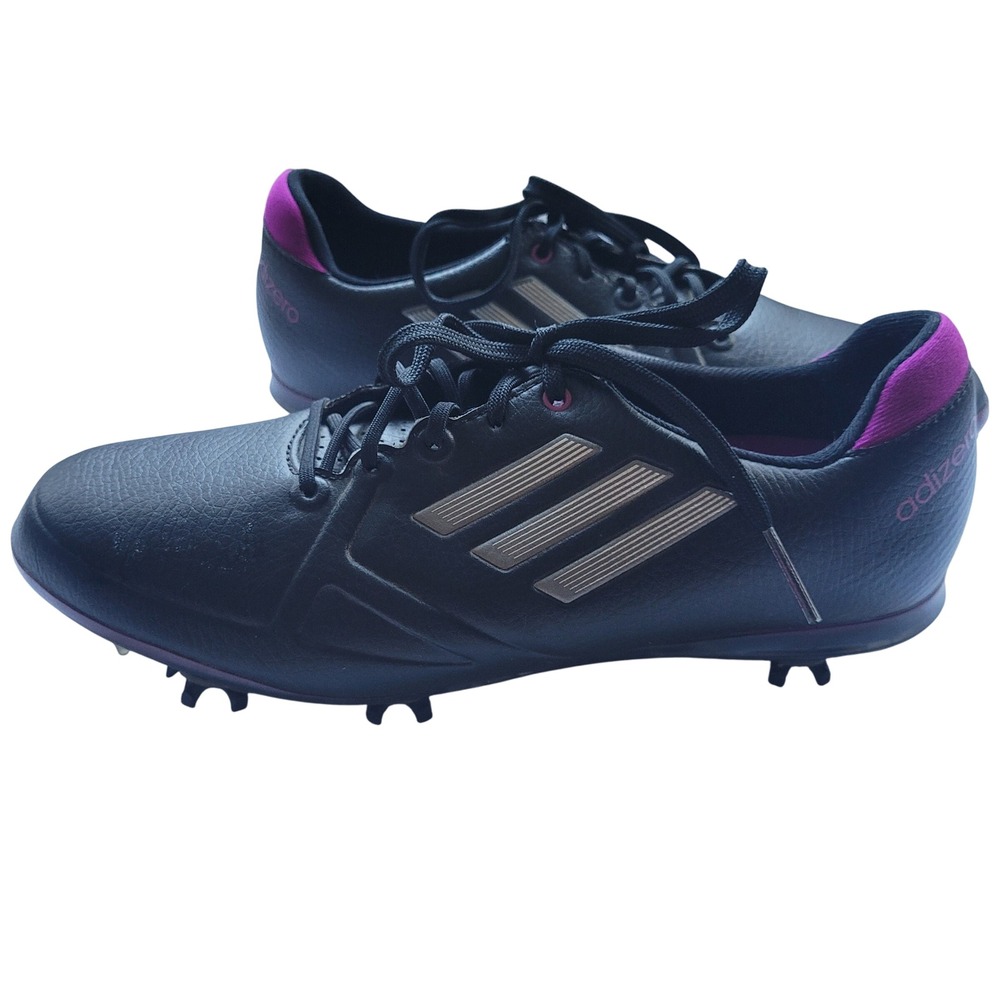 Adidas Adizero Tour Golf Shoes Black Purple Women's Size 7 C‎